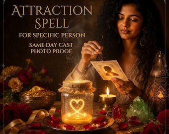 Attraction Spell for Specific Person, Specific Person Spell, Love Spell, Attraction Spell, Love Manifestation, Communication Spell
