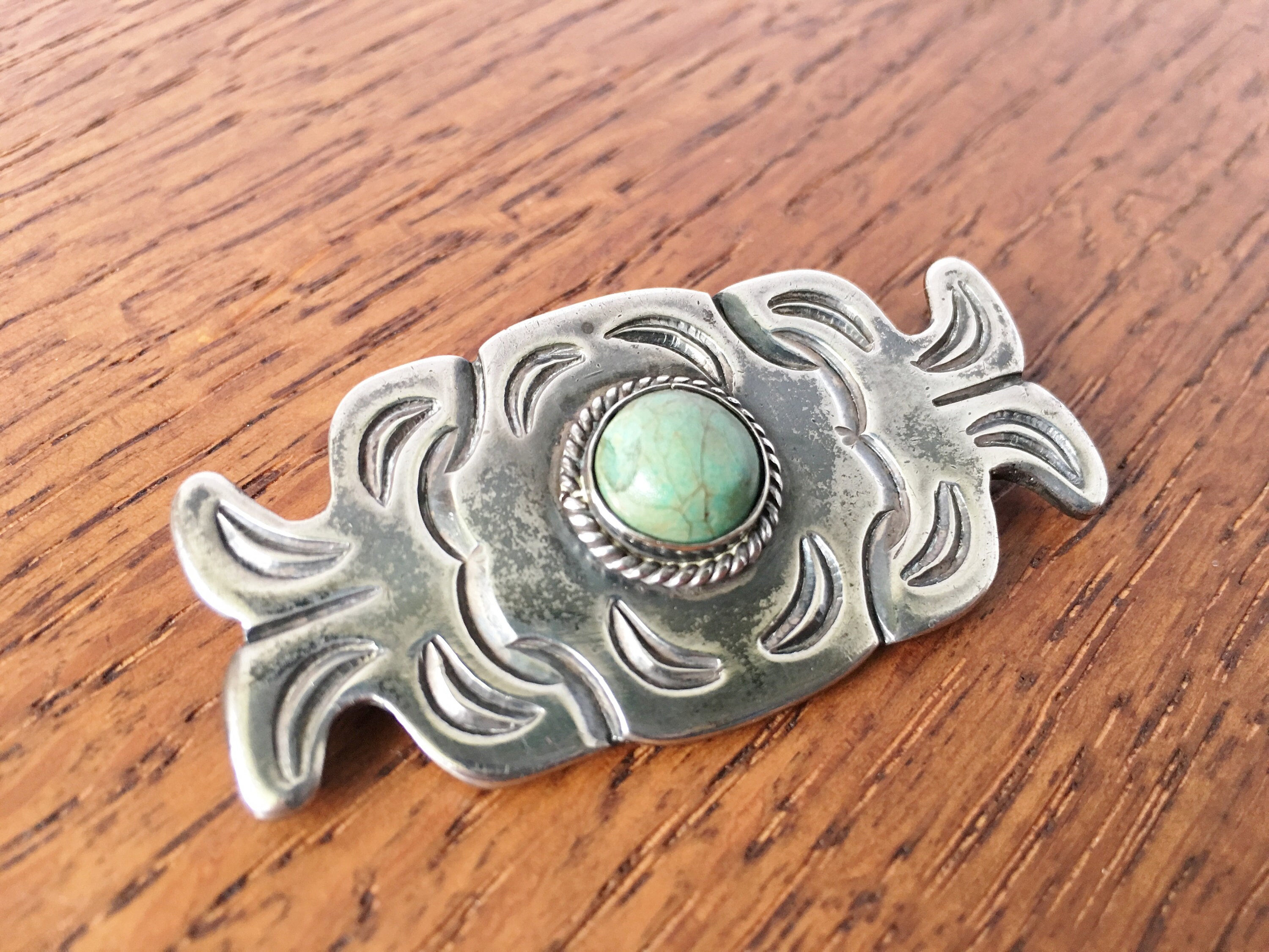 Rafael Melendez Vintage Mexican Sterling Turquoise 980 TAXCO