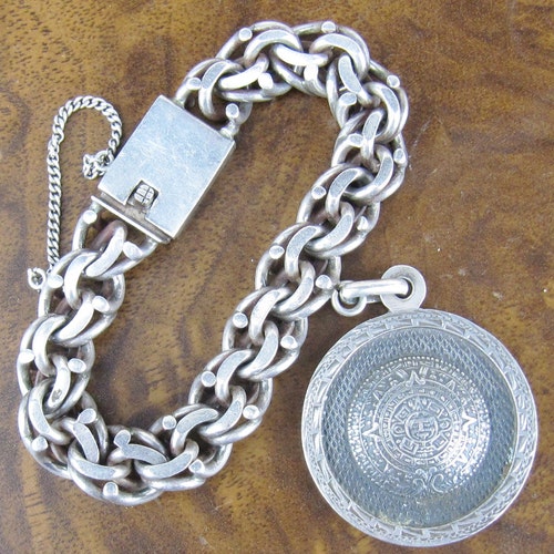 ヴィンテージ メキシカンンシルバー925 ネックレス 150.6g