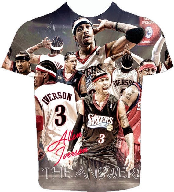 t shirt allen iverson