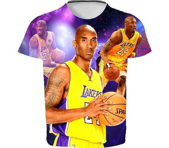 Kobe Bryant T shirt. Men's Unisex Sublimation Shirt | Etsy