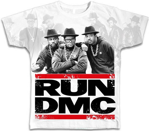 Run DMC Tshirt Mens Unisex Sublimation Tee. Hip Hop & Rap Etsy