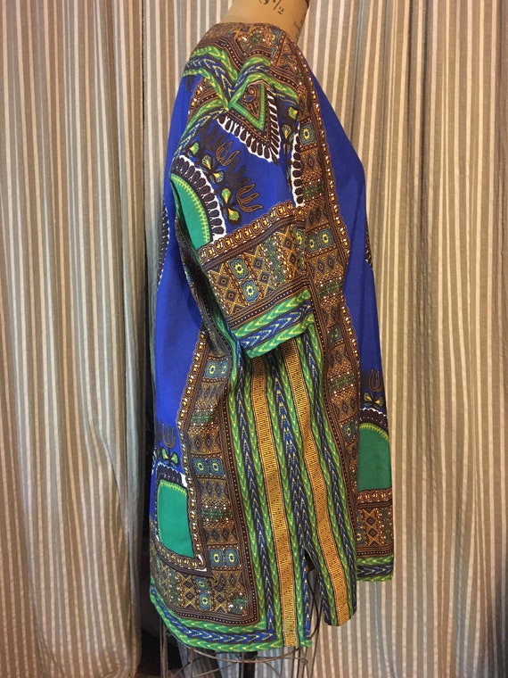 Unisex handmade African Dashiki long tunic top or… - image 4
