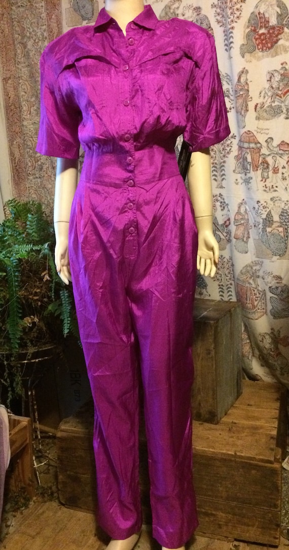 hot pink formal jumpsuit