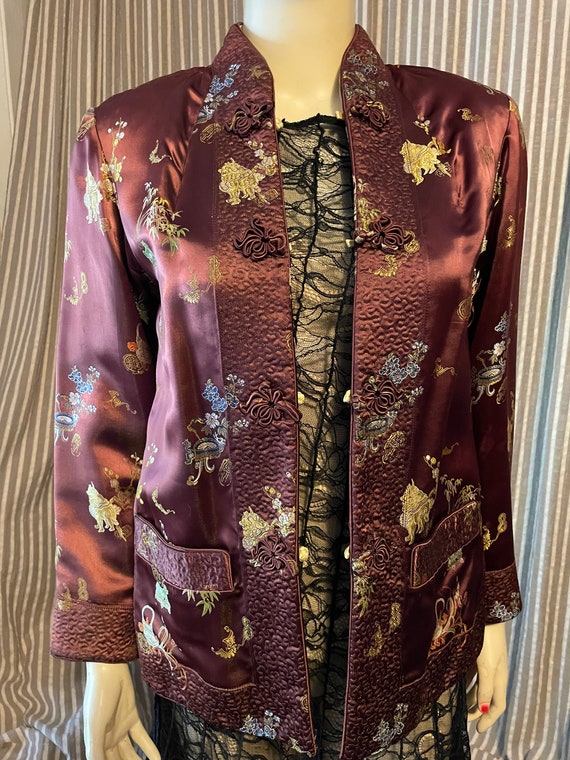 satin chinese jacket - Gem