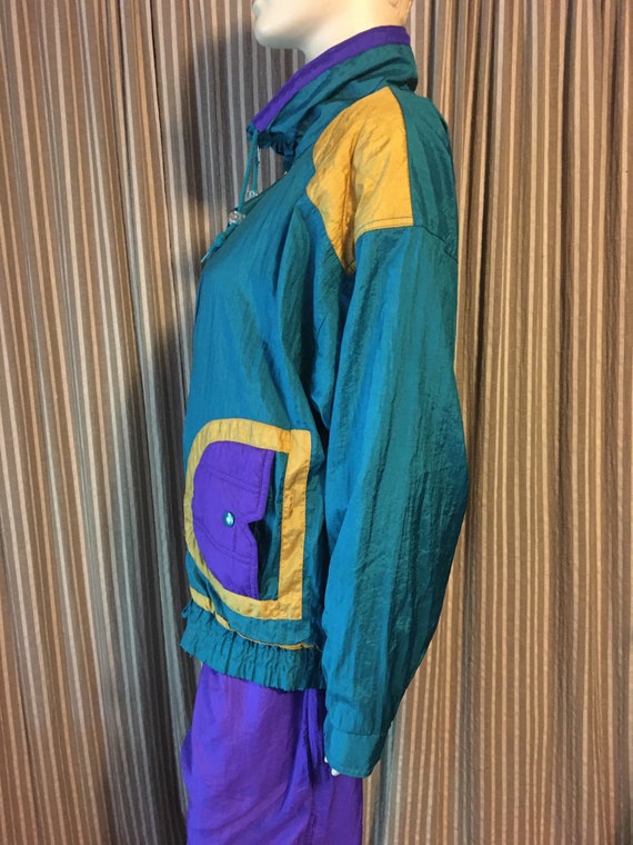 Vintage nylon windbreaker jacket - image 3