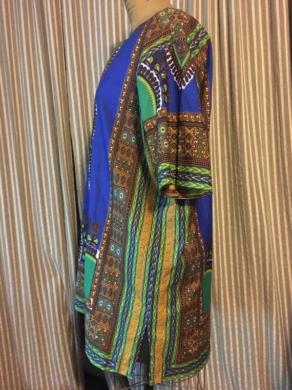 Unisex handmade African Dashiki long tunic top or… - image 2