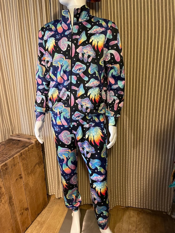 Psychedelic mushrooms jogger set