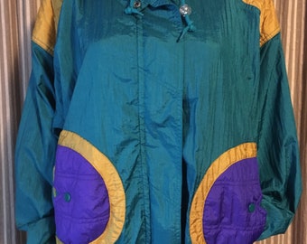 Vintage nylon windbreaker jacket