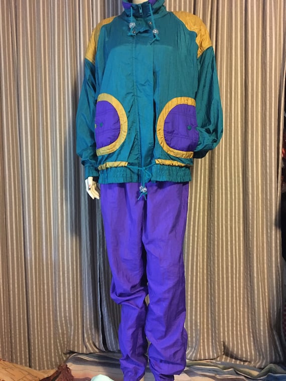 Vintage nylon windbreaker jacket - image 2