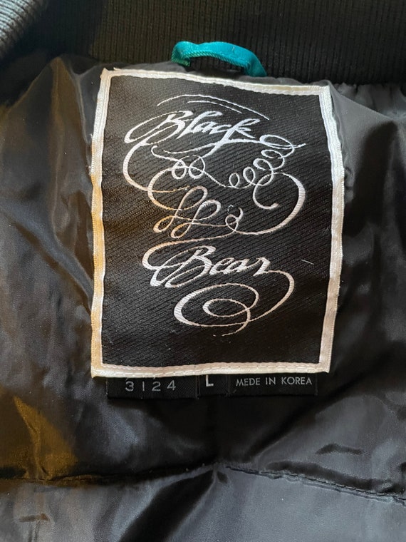 Black Bear down filled vintage ski jacket - image 8