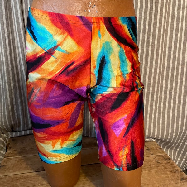 Spandex Shorts Etsy