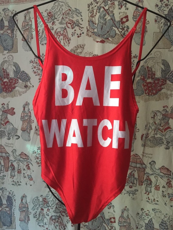 BAE WATCH red swimsuit