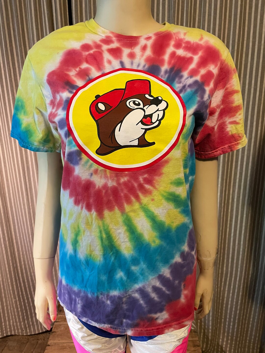 Tie Dyed Bucees T Shirt Etsy