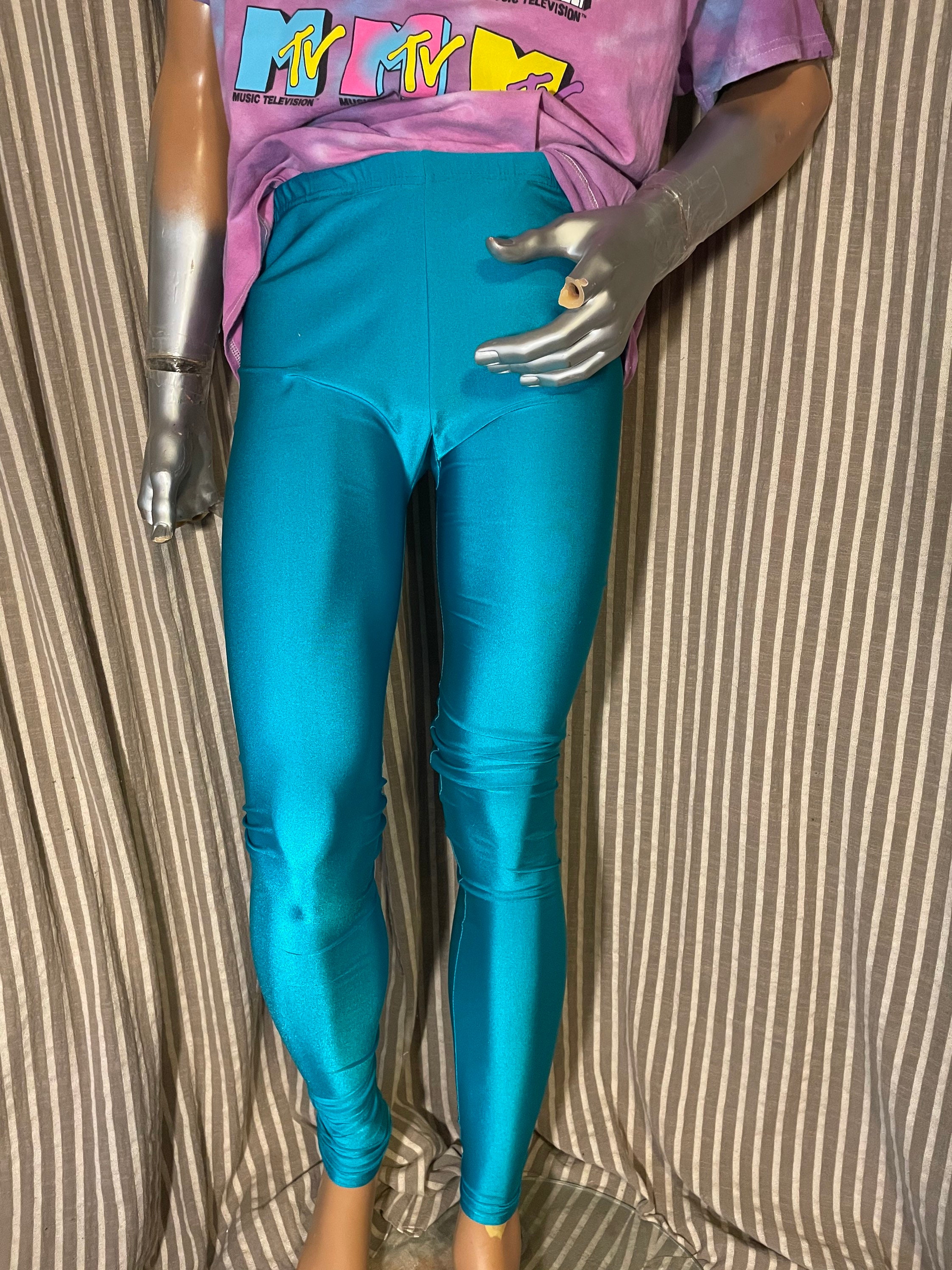 80s Shiny Leggings 