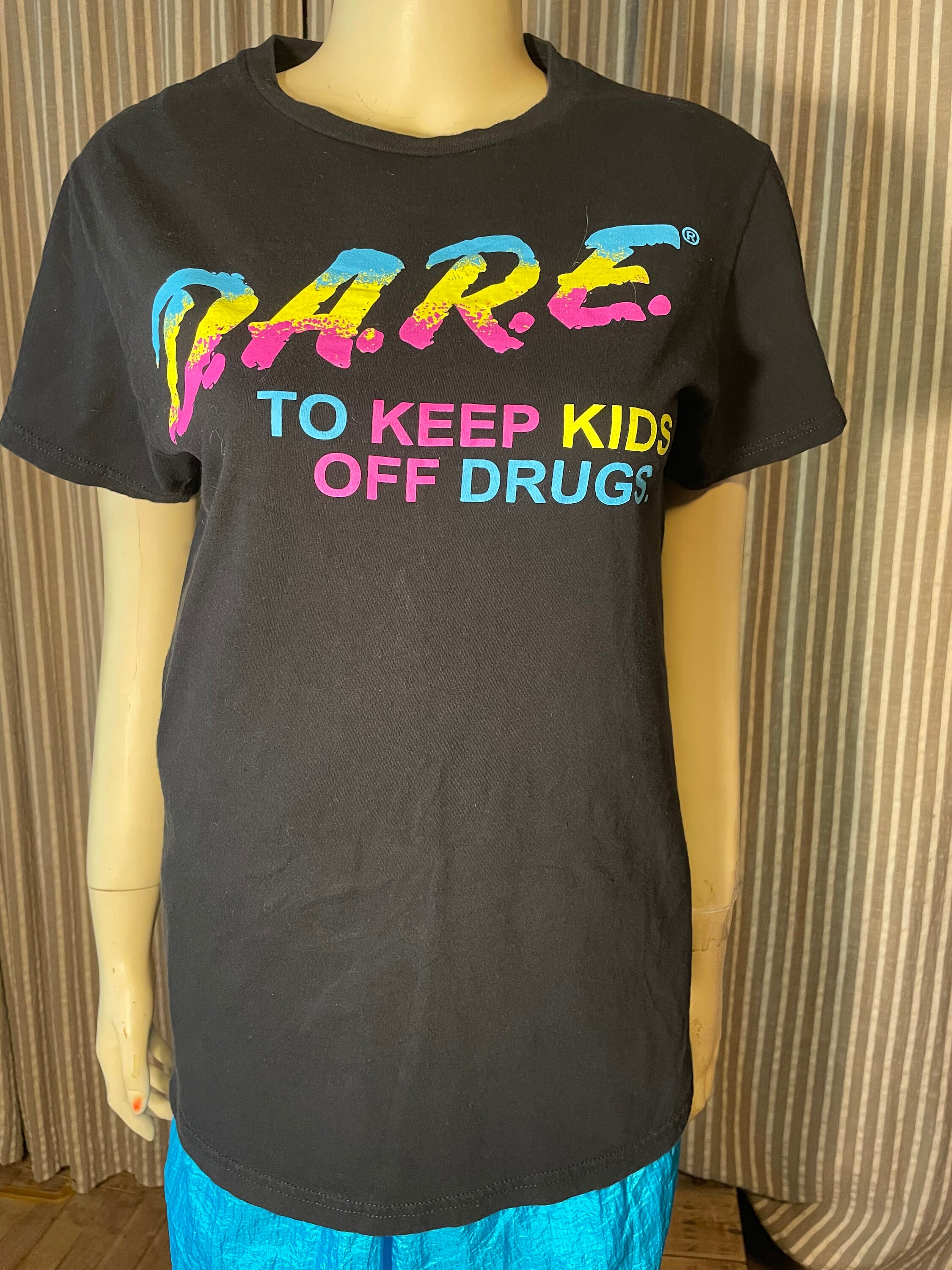 Dare Drugs Shirt Vintage Louisville Kentucky Police Neon 80s 