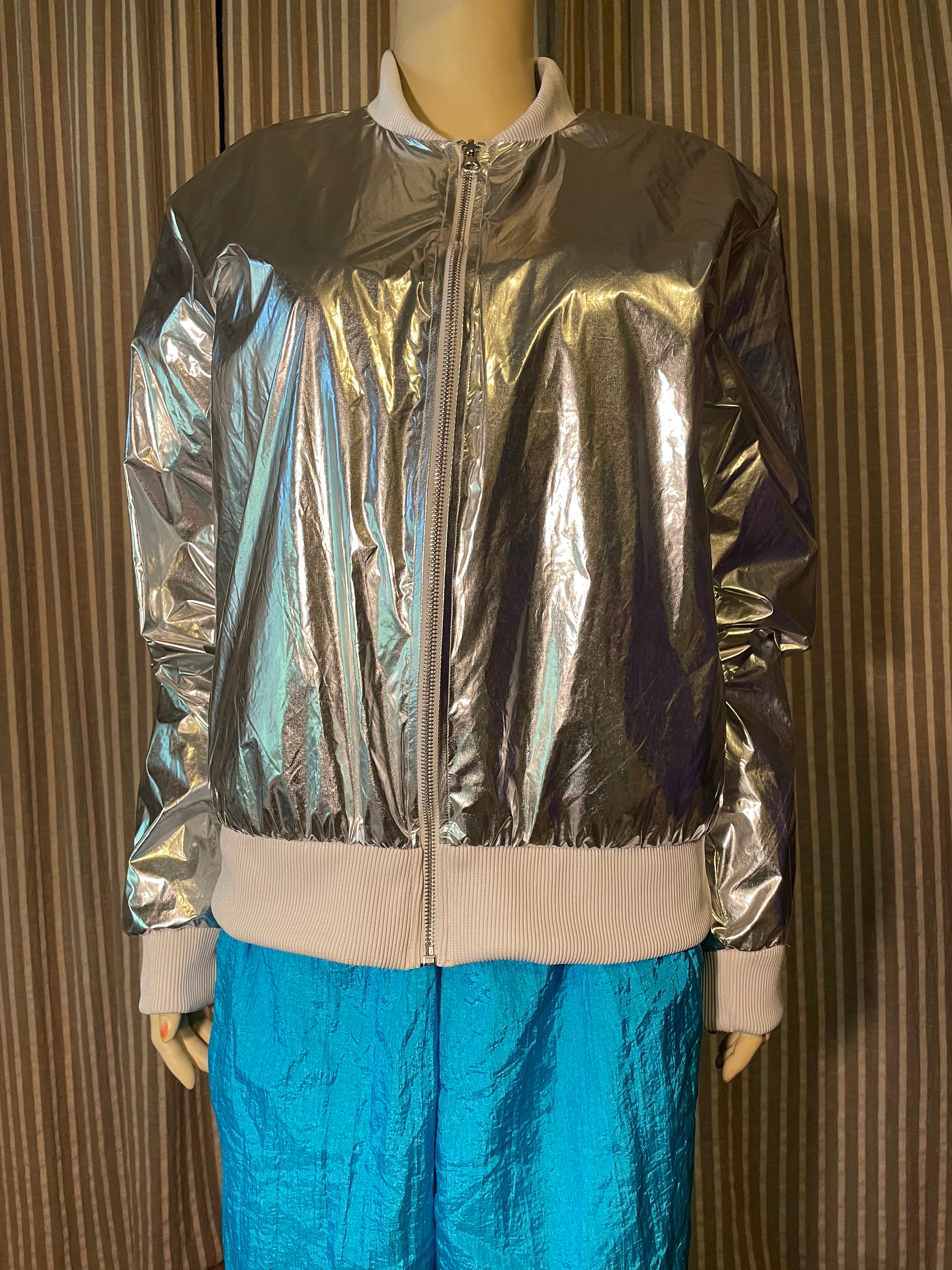 Metallic Bomber Jacket (Unisex) – DanceBoxNZ