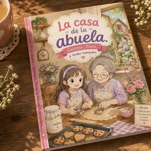 Hana at Grandma's House | Cozy Coloring Book PDF | Printable Coloring Pages for Adults & Teens | Instant Digital Download
