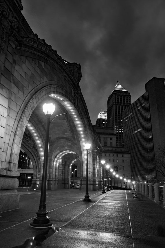 Pittsburgh, Pennsylvania Rust Belt Steel Mill Train Station