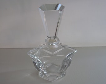 Vtg ART NOVEAU PERFUME Bottle/Cologne Bottles/Vintage Perfume Bottles/Ladies Perfume Holder/Art Deco Perfume Bottle/Cut Glass Perfume Bottle
