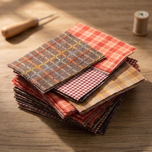 Top Rated 50-Piece Cotton Fabric Squares Bundle, Pre-Cut Patchwork Set for Quilting, Sewing, and DIY Craft Projects