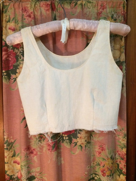 Vintage COTTON BRALETTE Camisole - image 1