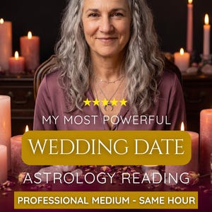 Wedding Date Astrology Reading Best Date to Get Married Auspicious Date Selection Electional Astrology Personalized by Celeste