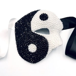Yin Yang Mask - Etsy