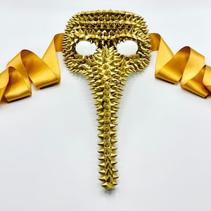 Studly Casanova Gold Spikes Masquerade Mask