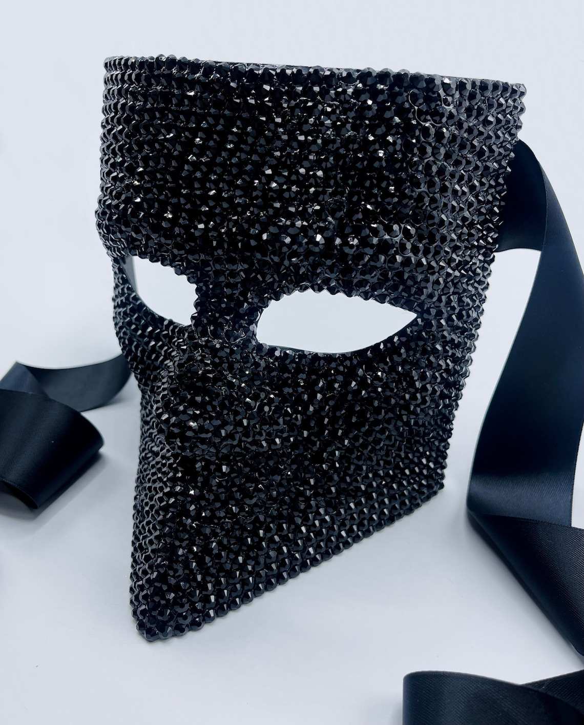 Eyes Wide Shut Black Bauta Masquerade Mask Etsy