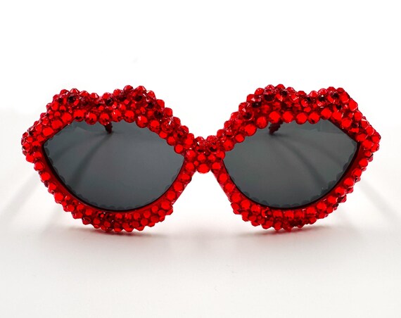 Retro Swarovski Crystal Sunglasses Hand Embellished MINK - Classic Cateye Minkpink Sunglasses Hand Embellished  main image 4