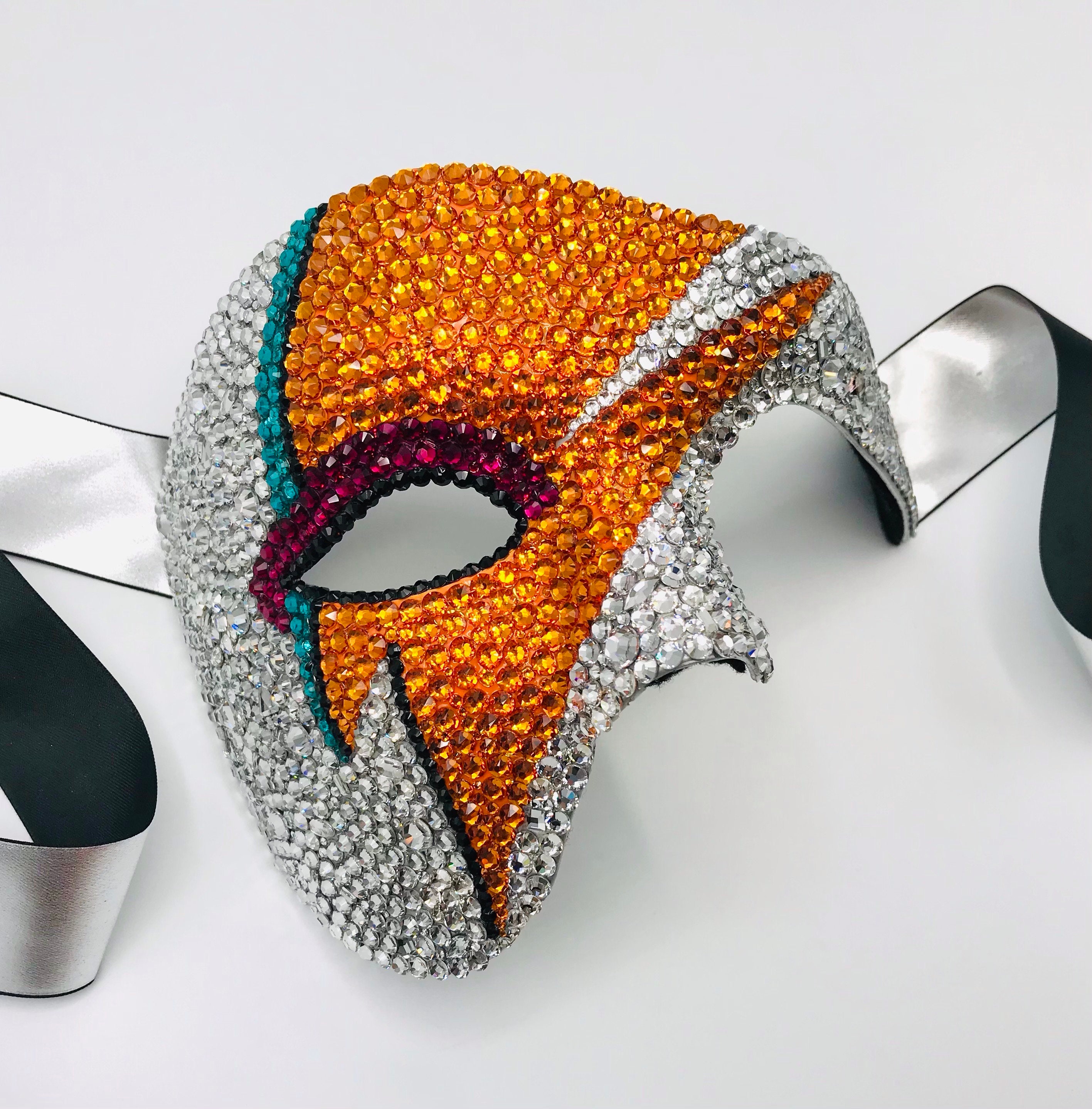 新品未使用　スワロフスキー 限定品　Masquerade Trilogy David Bowie Inspired Swarovski Crystal Lightning Bolt Masquerade