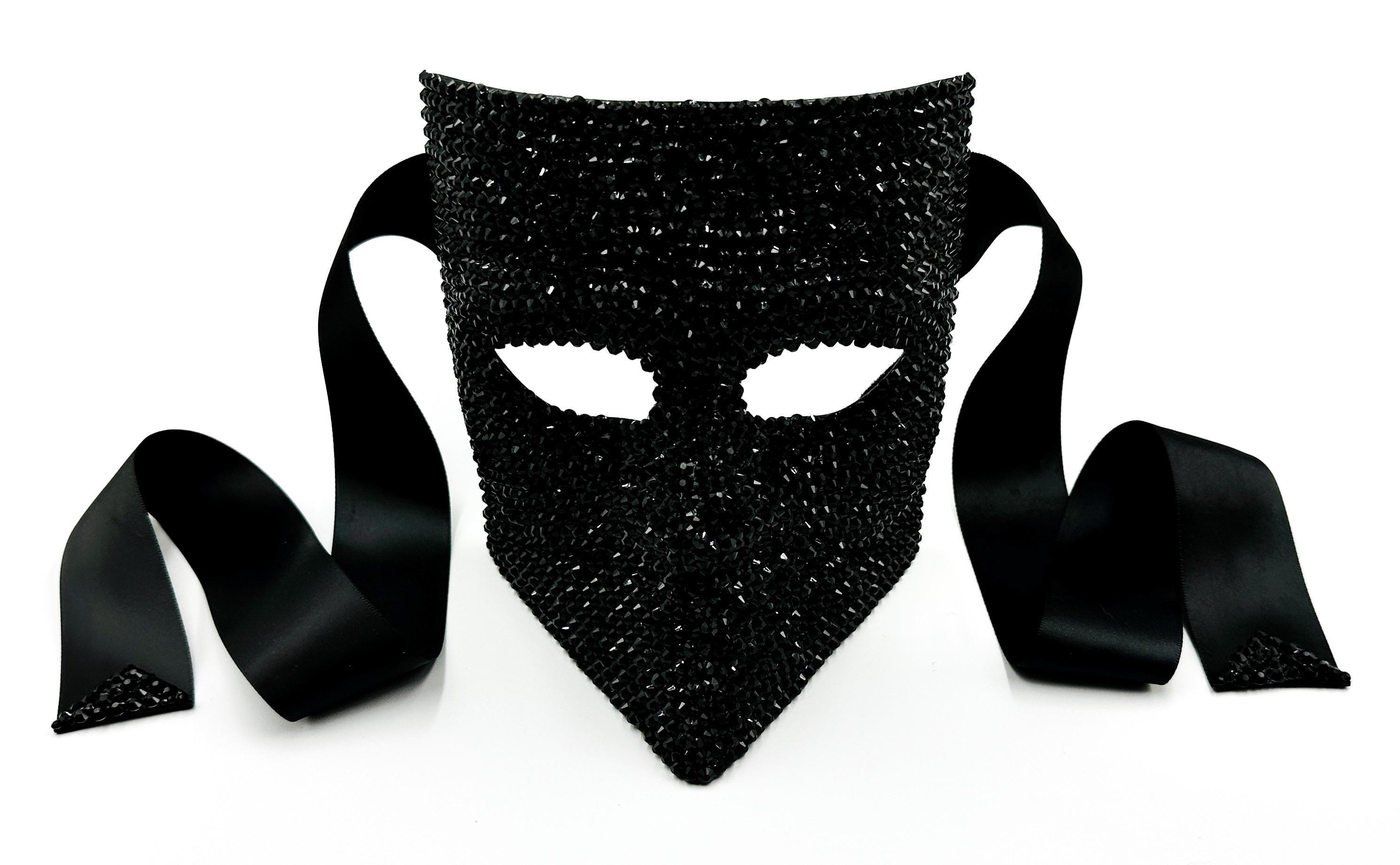 Black Bauta Mask - Etsy