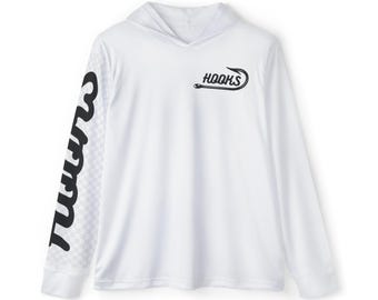Hooks Fishing Logo Hoodie | Sports Warmup Hoodie