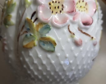 Consolidate glass Cosmos milk glass oil lamp base