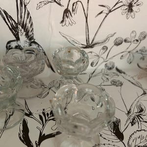 Set of 9 antique salt cellars