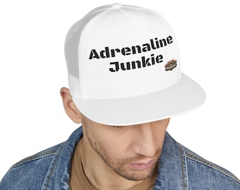 Adrenaline Junkie Trucker Cap | Mesh Back 5-Panel