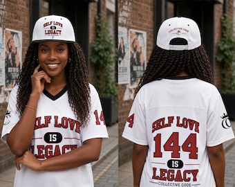 Love & Mercy embroidered Snapback | white black cap