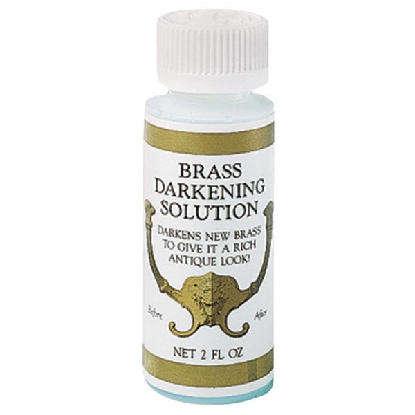 Brass Darkening Solution - Metal Ager - 2 oz