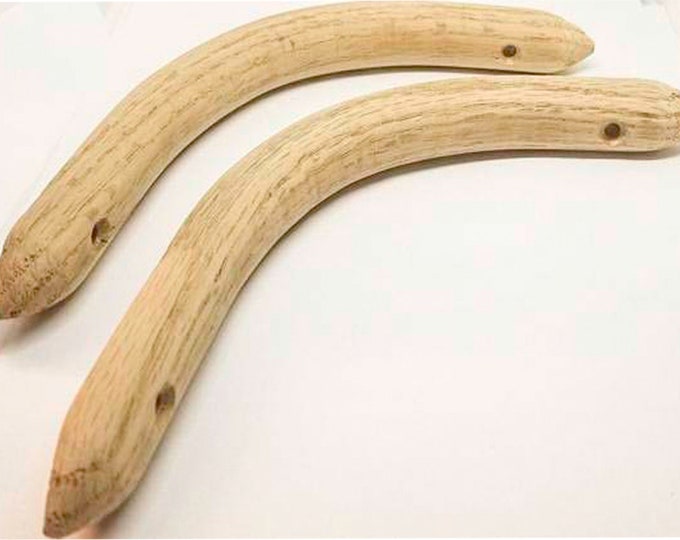 OAK HIP HUGGER Brackets Braces Chair Seat Back Side Pair Set Two