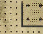 Antique Trunk Interior Lining Paper Stars and Dots H-4131
