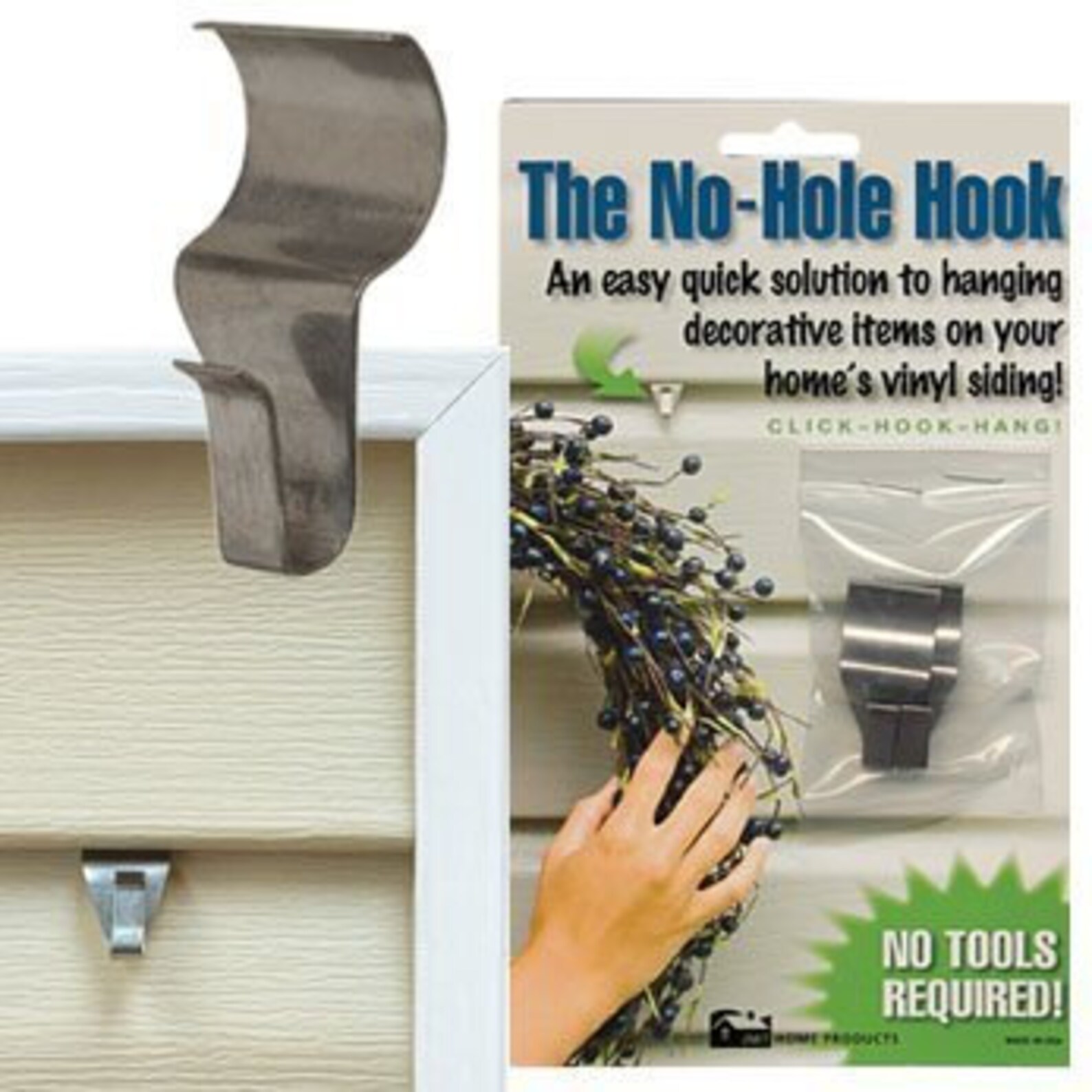 Nohole Hooks Vinyl Siding Hangers Low Profile 2PK Etsy