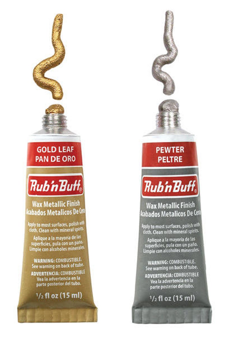 Rub n Buff antique gold metallic gilding wax .5oz gilding | Etsy
