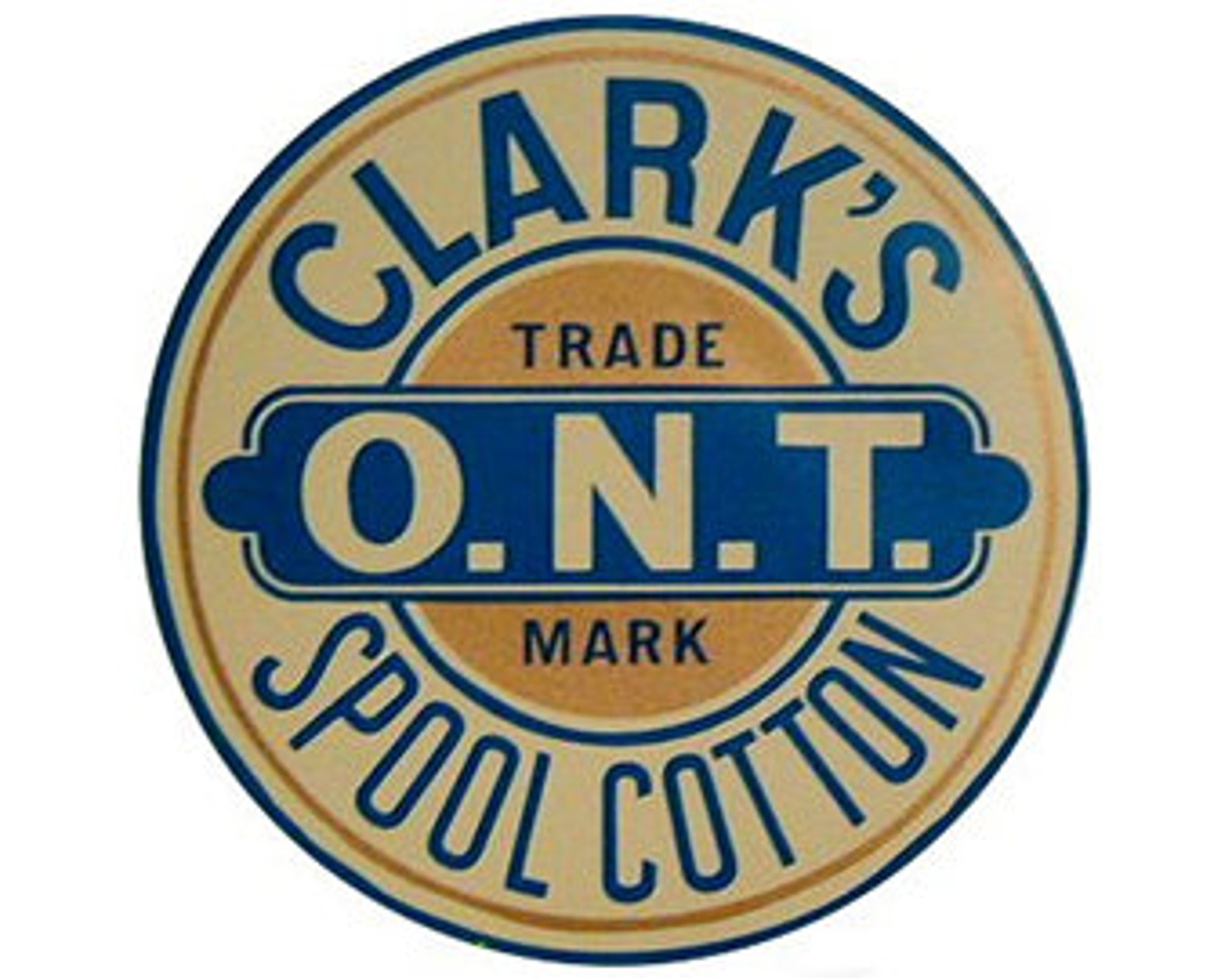 H1050 CLARK'S Spool Decal Etsy