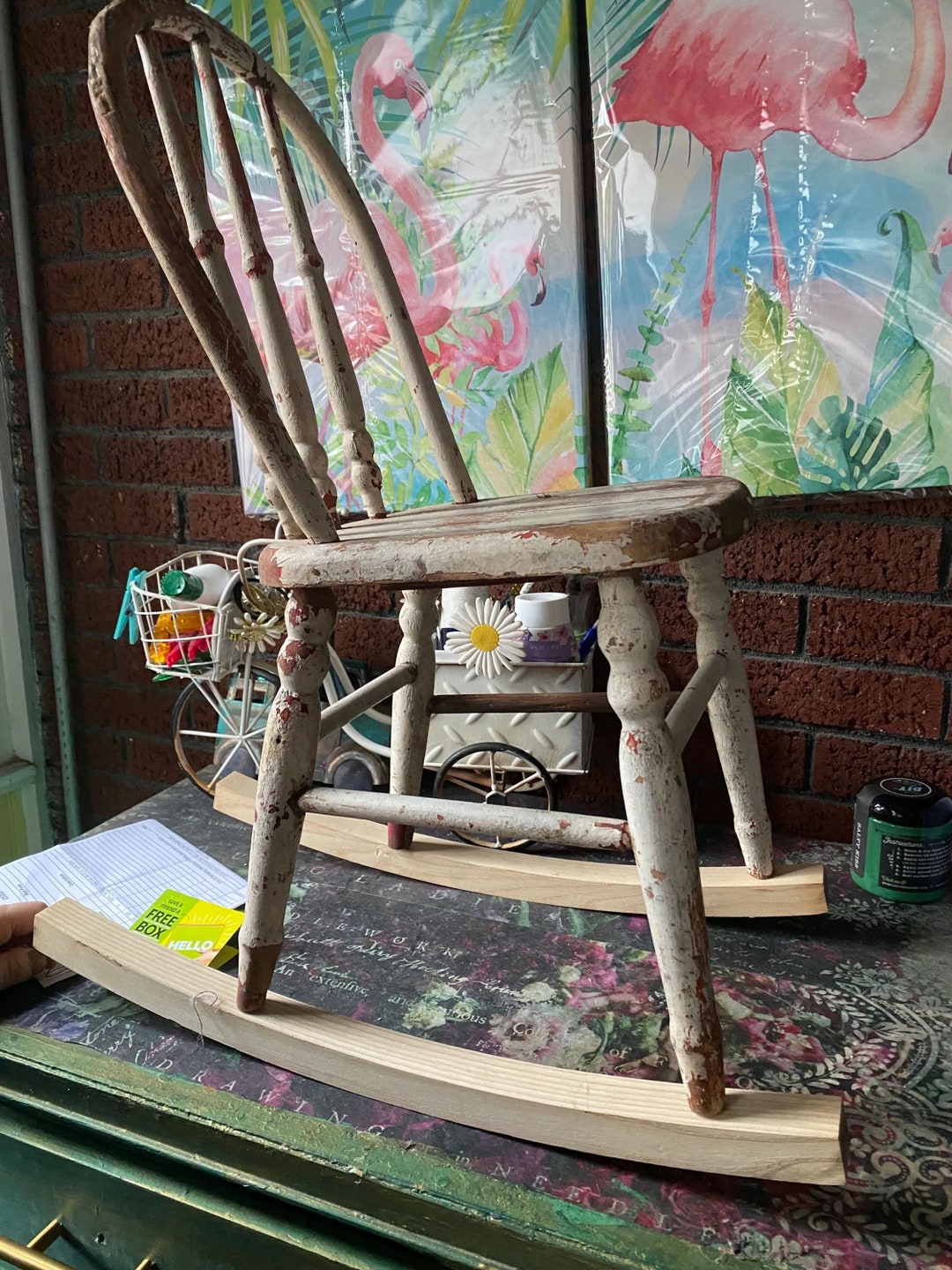 Rocking Chair Runner Child Small Solid Wooden Runners for DIY Kids