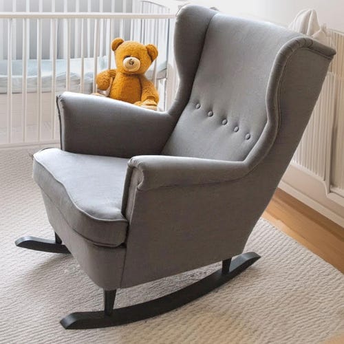 IKEA SOLBLEKT ロッキングチェア Rocking chair引取可能 Rocker Runners Kit for IKEA Strandmon Chair | Nursery Rocking