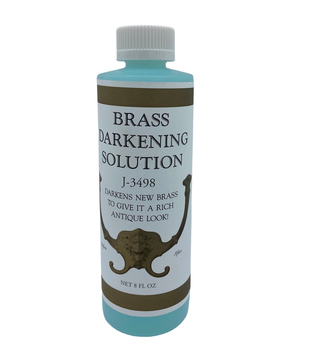 Brass Darkening Solution Metal Ager 8 Oz Etsy