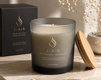 7 Oz Luxury Coconut Wax Candle | Hand Made Poured| Therapeutic Candle For The Mind | Self-Care | Body Oil Candle.