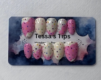 Frosted Animal Press on Nails