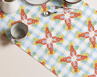 Table runner - crayfish dekoration